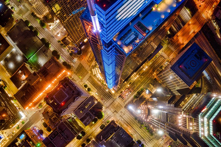 #Night City Architecture Building