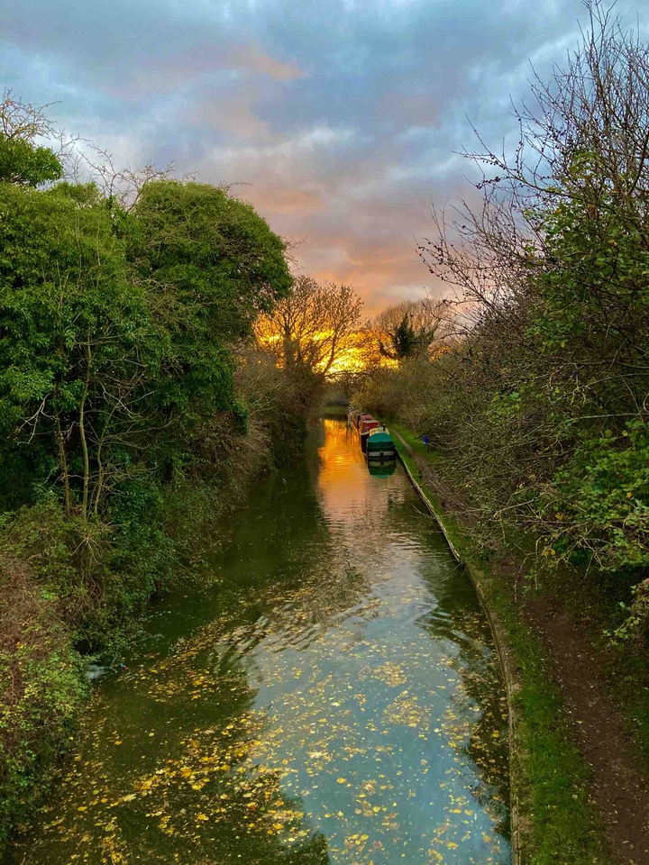 Sunset on the Canal