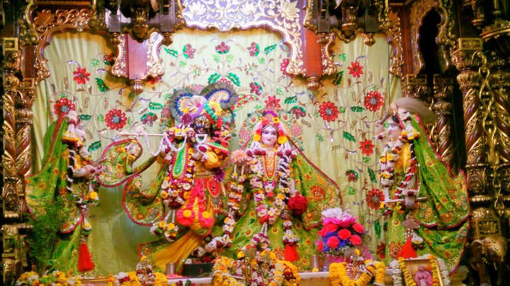 Lord Krishna and Goddess Radha.