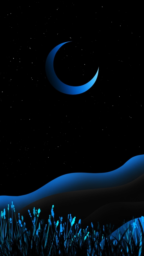月光, 夜景桌布