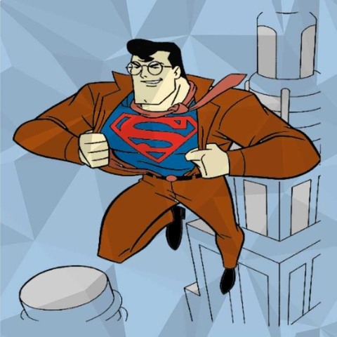 Superman retrô/vintage