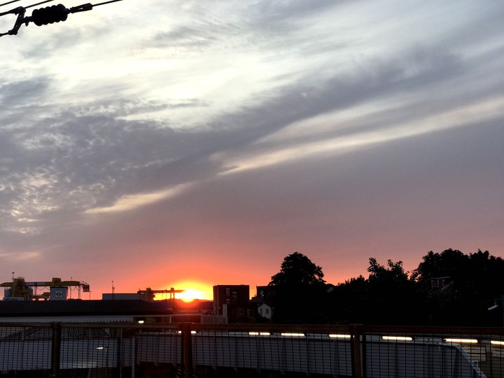 sunset summer London