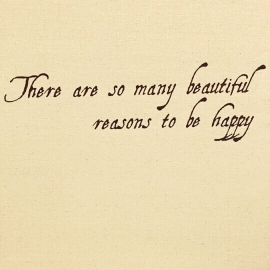 be happy