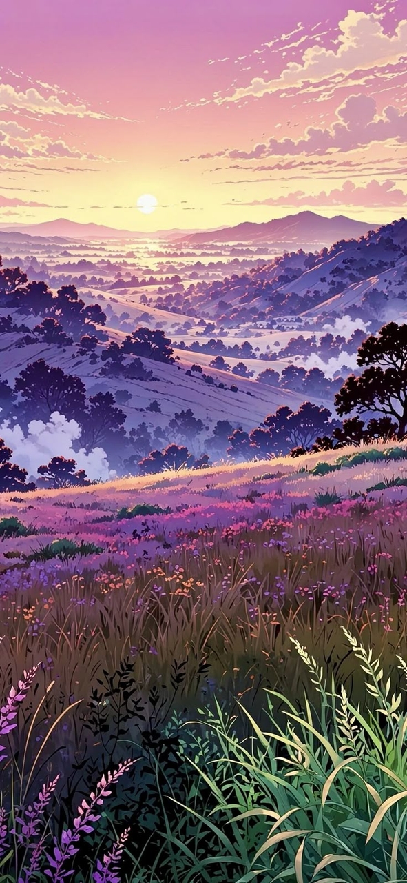 tapety dawn, meadow