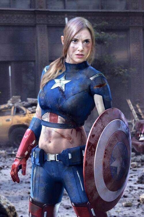 cosplay Capitão América Girl