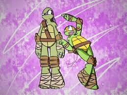 Donnie mit Mikey