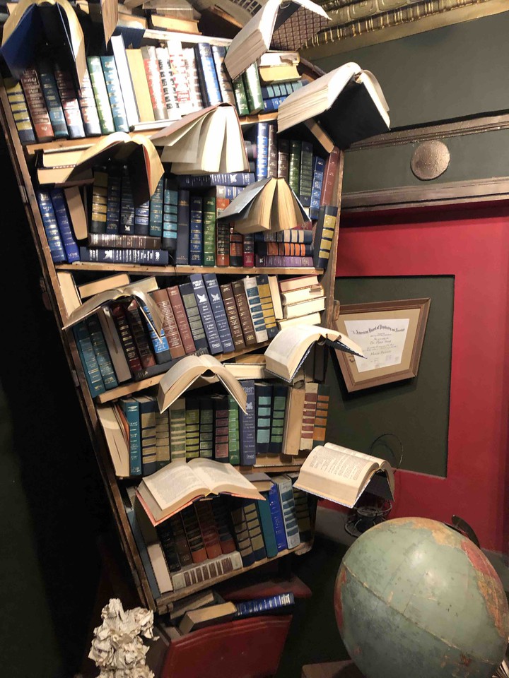 Flying books