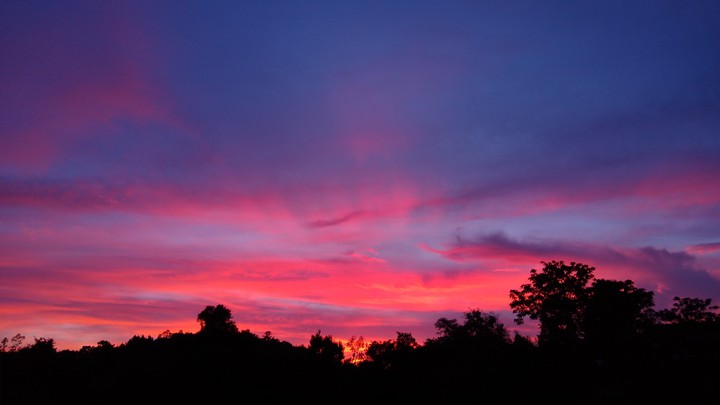 Por do sol em Tangará SC