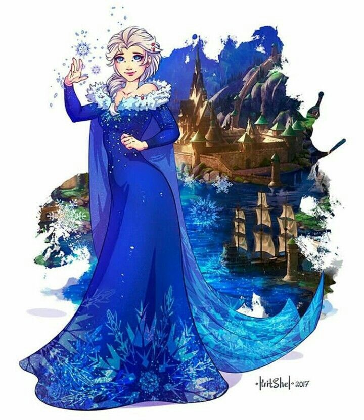 Queen Elsa olaf's frozen adventure