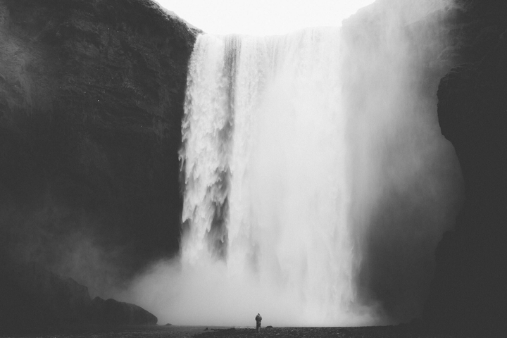 Massive waterfall
