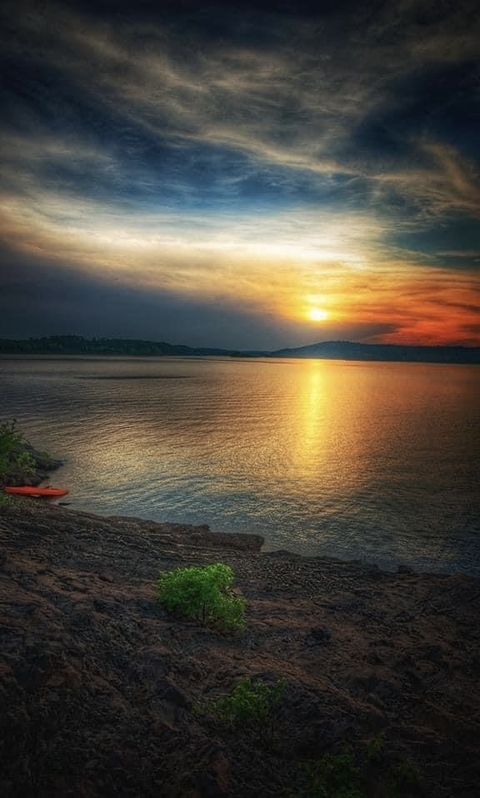 Blue, Water, Horizon
