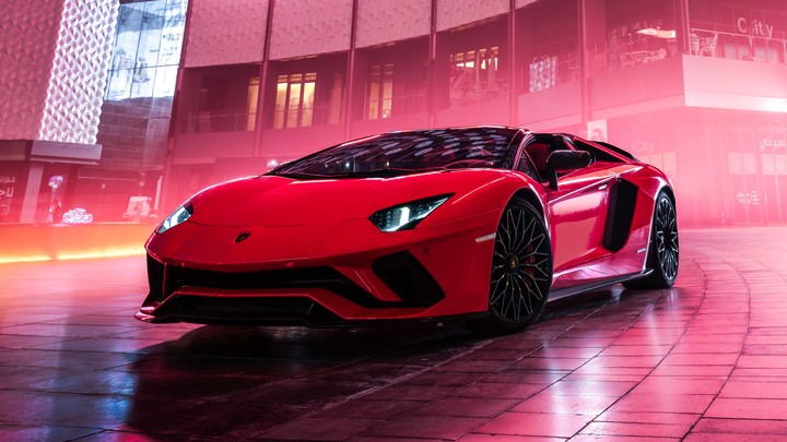 Red Lamborghini