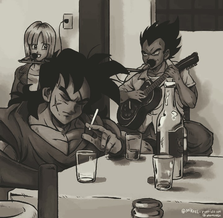 Yamcha - Vegeta - Bulma