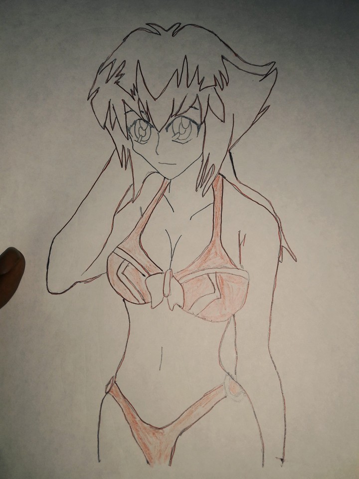 Jaden Yuki wear a swimsuit