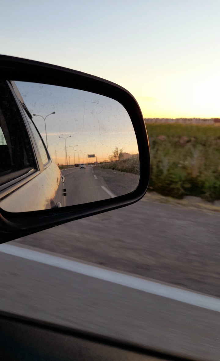 road sunset