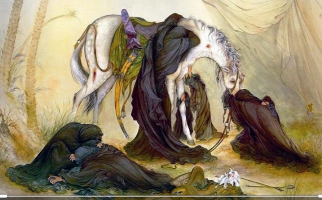 بعد از واقعه کربلا ... زینب ناله میکرد سفارش مادر را به حسین