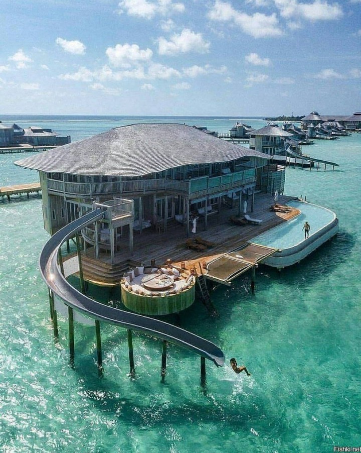 water slide in home
