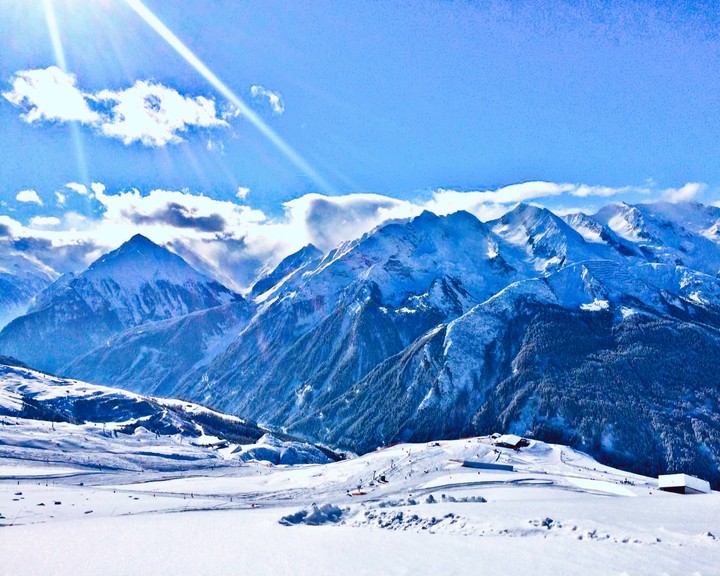 Snow in the Alps