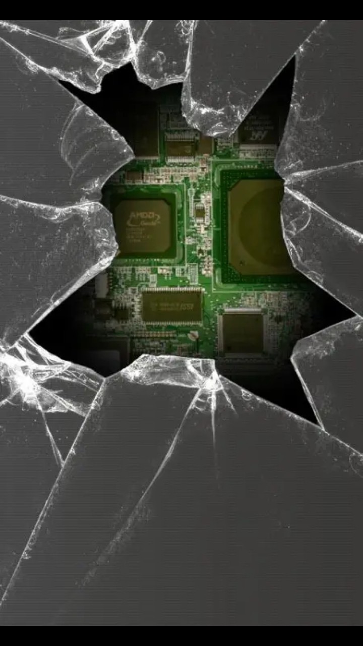 cracked screen