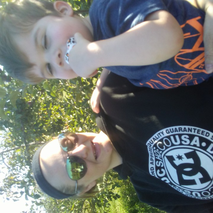 My daughter and son