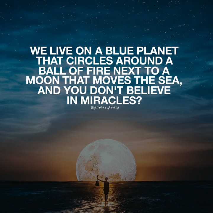 Do You Believe in Miracles ?