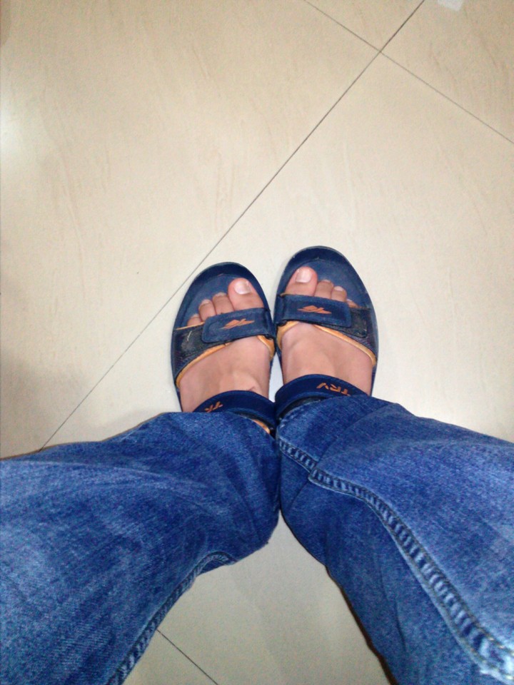 Sandals...