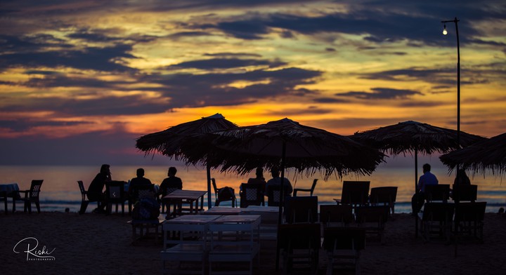 sunsets of goa