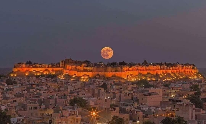 jaisalmer golden city fort view