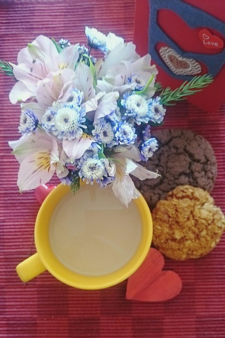 кава вдома, любов, весна
