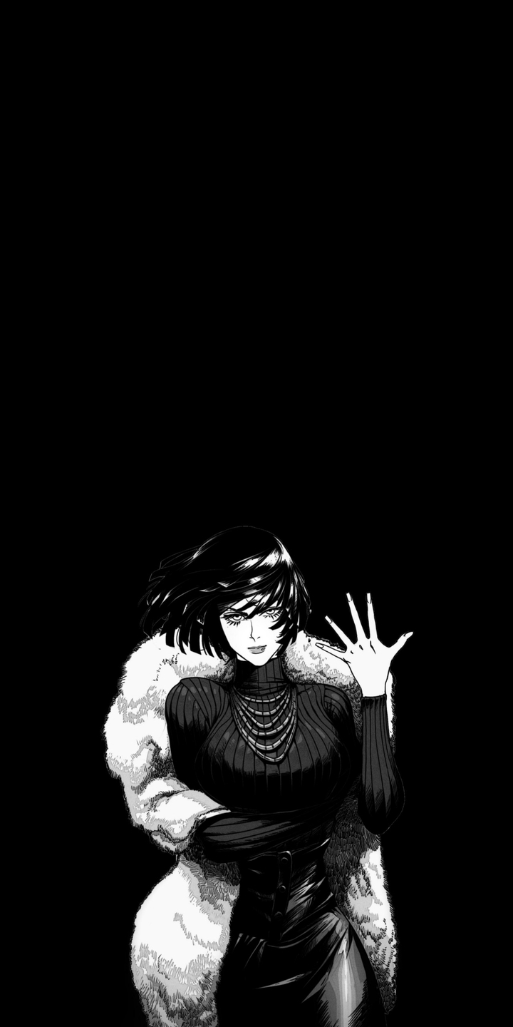one punch man amoled wallpaper