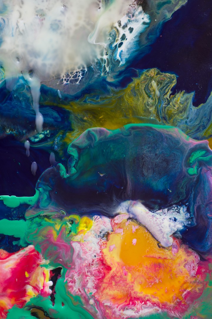 Stains Paint Multicolored