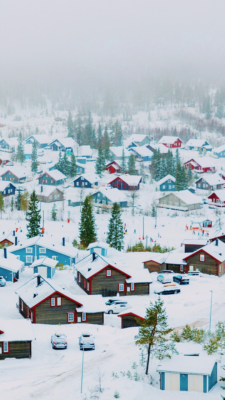 snow coverd city☆