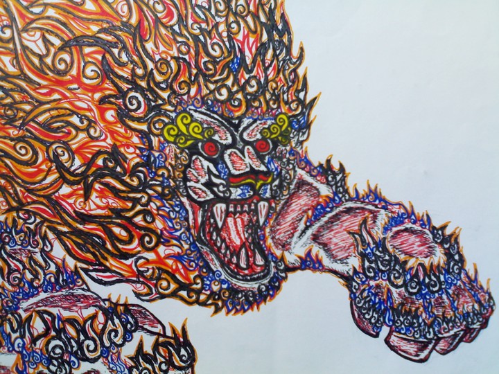 Fire Lion