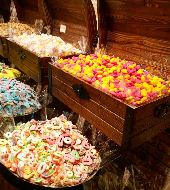 chests with sweets