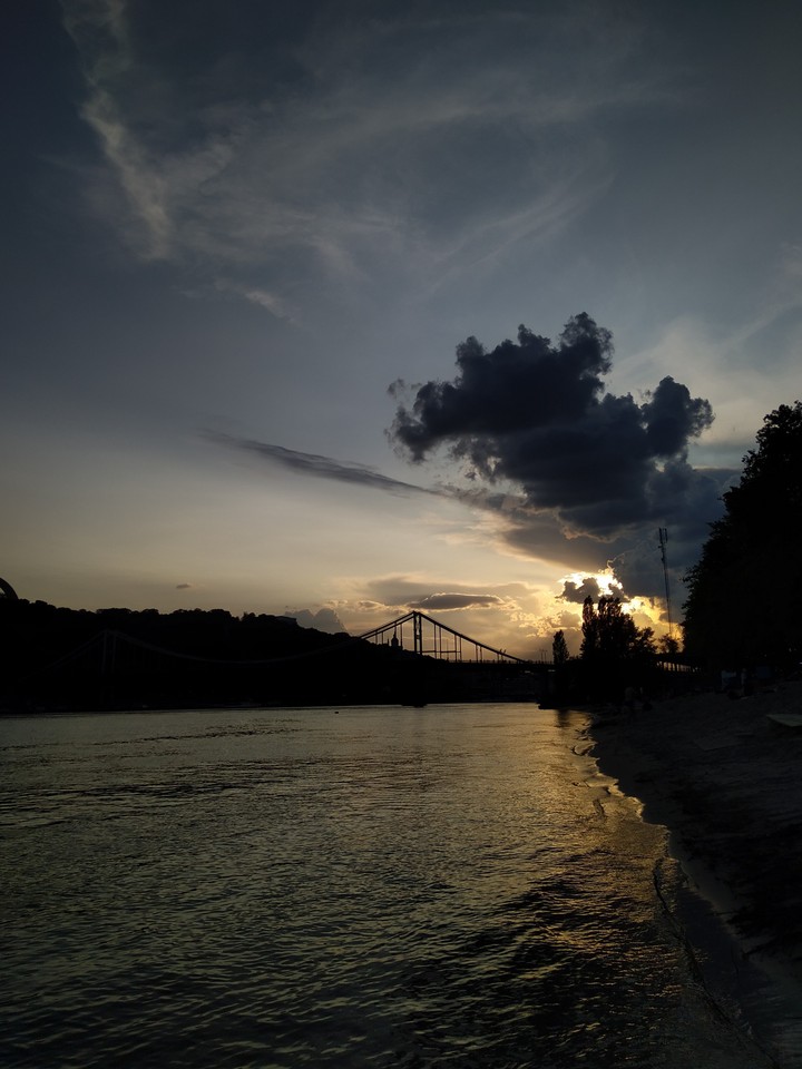 Kyiv in the evening