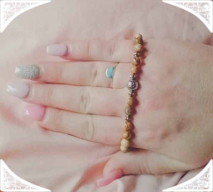 Picasso Jasper Gemstone Bracelet