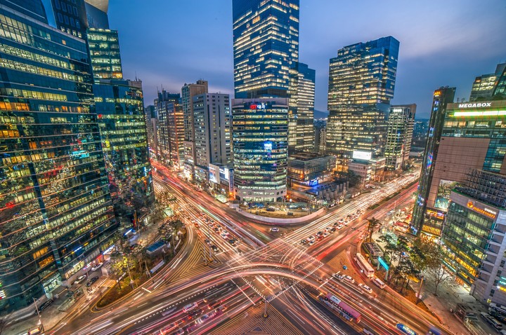 강남사거리 야경