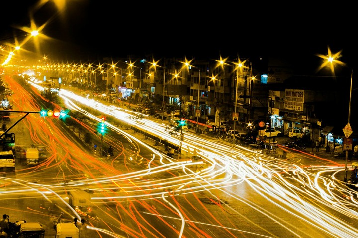 long exposure Highway