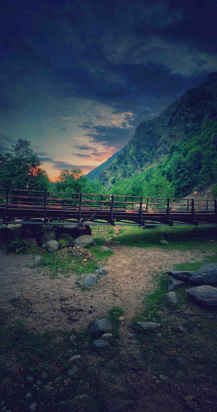 sunset at the hills