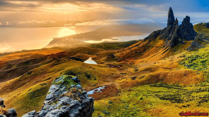 country cliff mountains