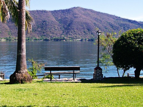 #lake #mountains #green #laguna #trees #palm