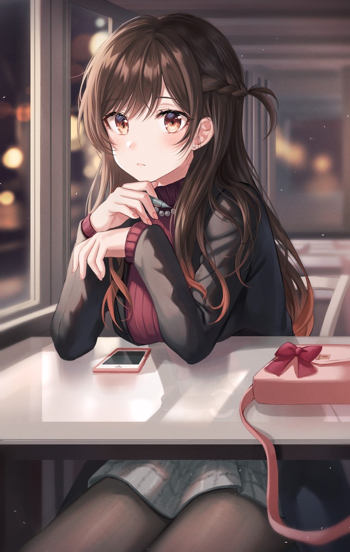 Chizuru Mizuhara cute anime girl sexy brown hair