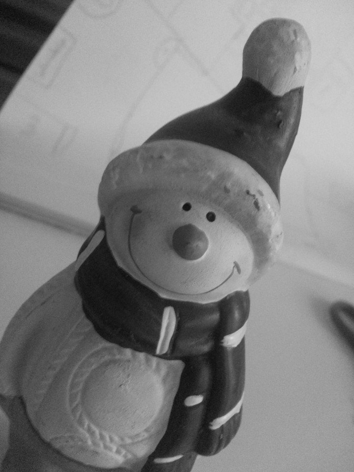 ☆black & whithe snowman☆