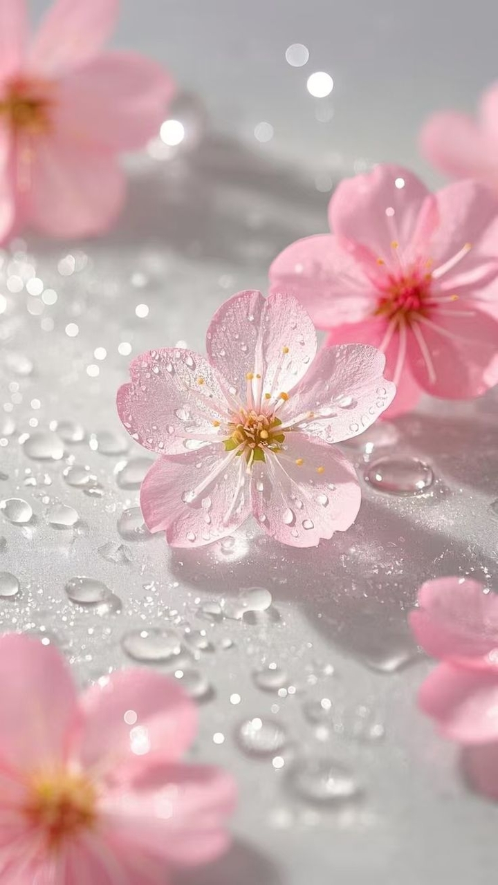 Water drop on Flowers