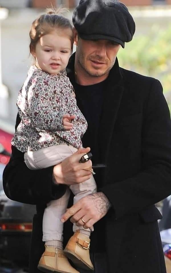 david beckham and daughter