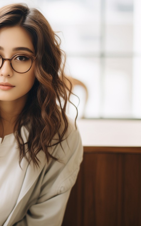 Girl with glasses