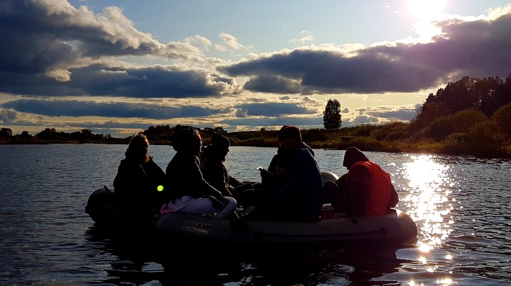 boat trip on the river