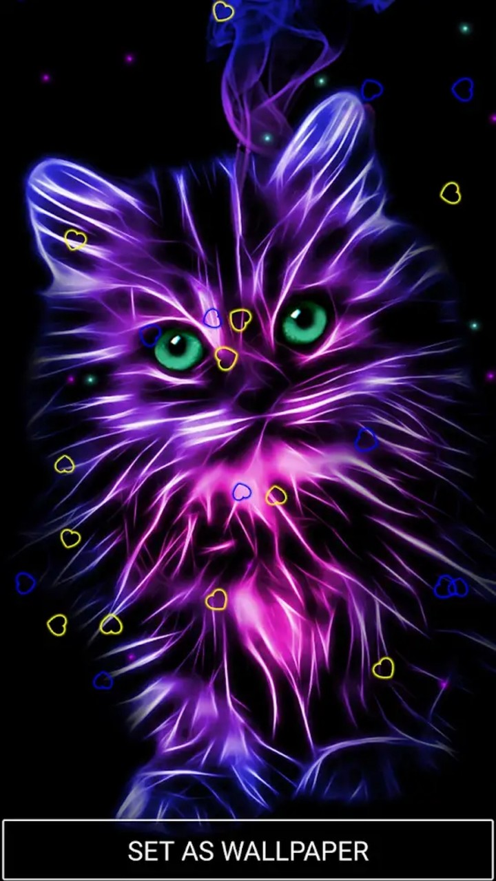 Кот Неон