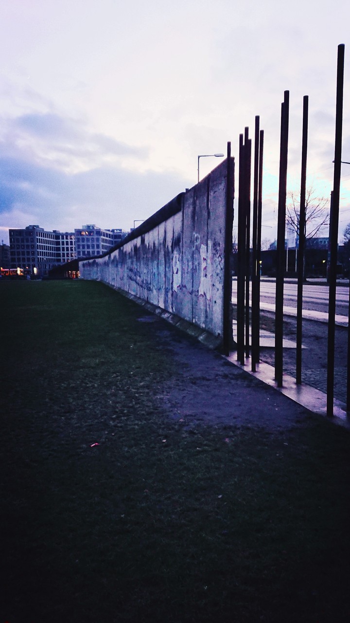 The Berlin wall