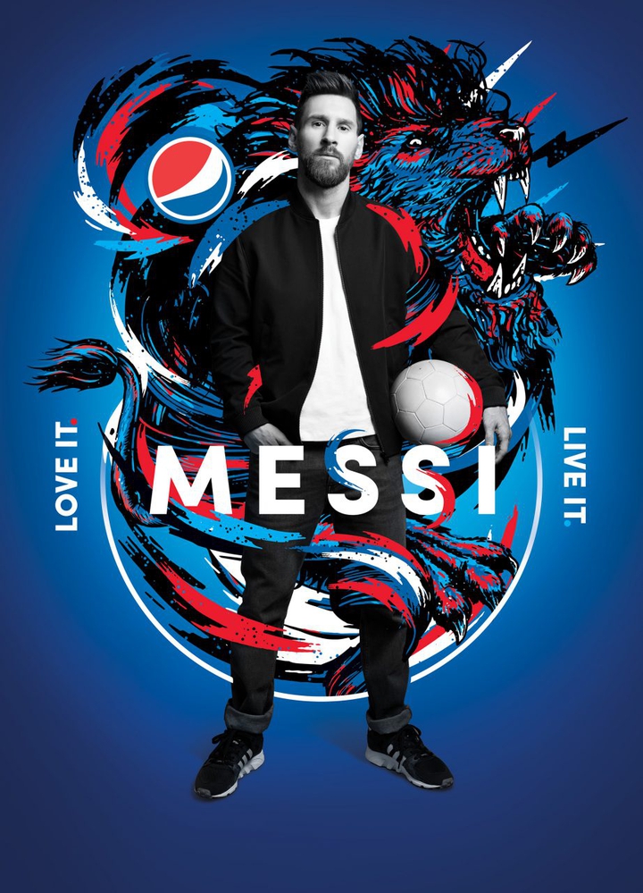 Messi and Pepsi